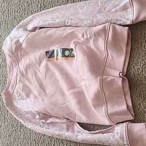 Girls Light Pink Sweatsuit